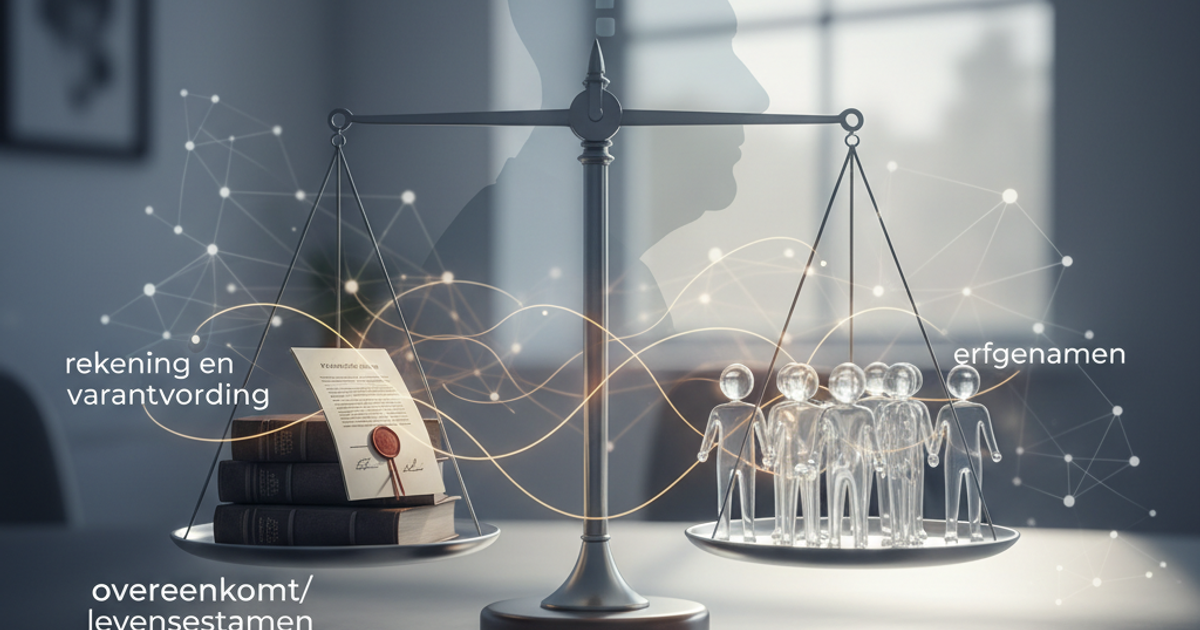 Is er rekening en verantwoording verschuldigd aan de erfgenamen?